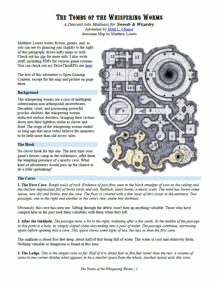 The Tombs of the Whispering Worms